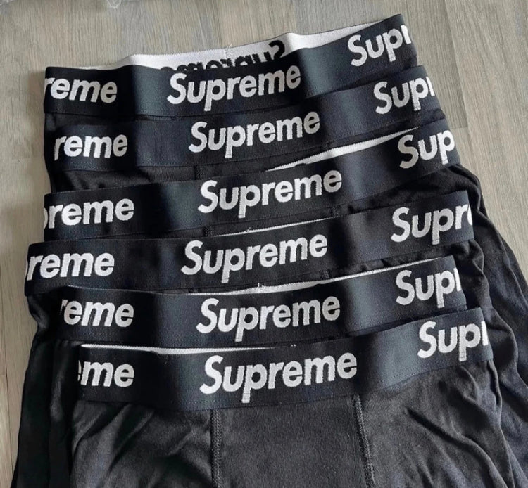 (Supreme underwear Black and red)