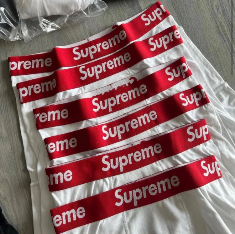 (Supreme underwear Black and red)