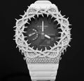 Iced Out Silver Gshock